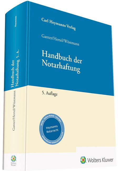 Vorderes Coverbild Handbuch der Notarhaftung