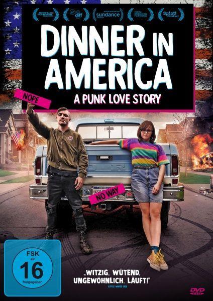 Vorderes Coverbild Dinner in America - A Punk Love Story