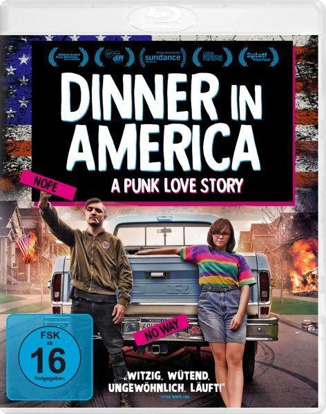 Vorderes Coverbild Dinner in America - A Punk Love Story