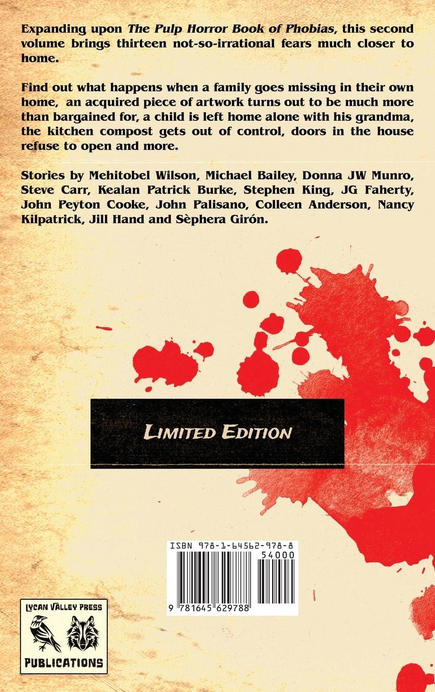 Rückseitencover The Pulp Horror Book of Phobias, Vol II