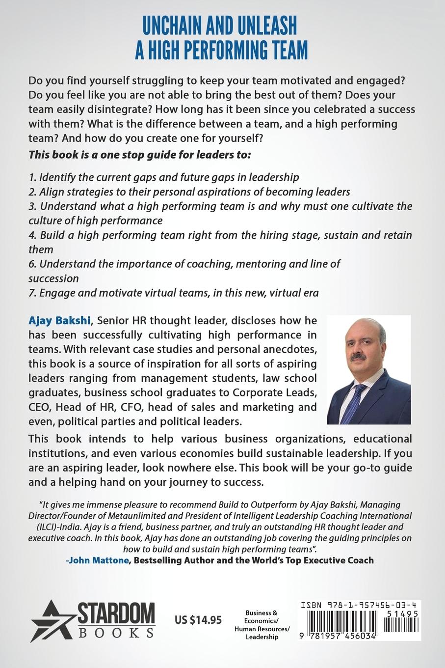 Rückseitencover Build To Outperform