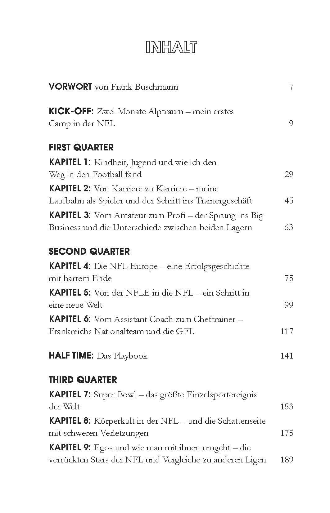 Beispielinhalt (Bild) Believe the Hype! American Football - Mehr als nur ein Spiel