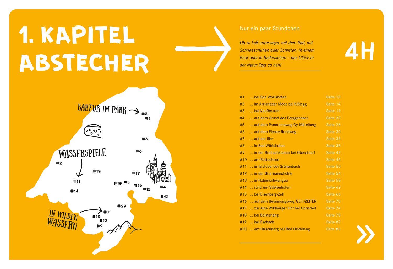 Beispielinhalt (Bild) 52 kleine & große Eskapaden im Allgäu