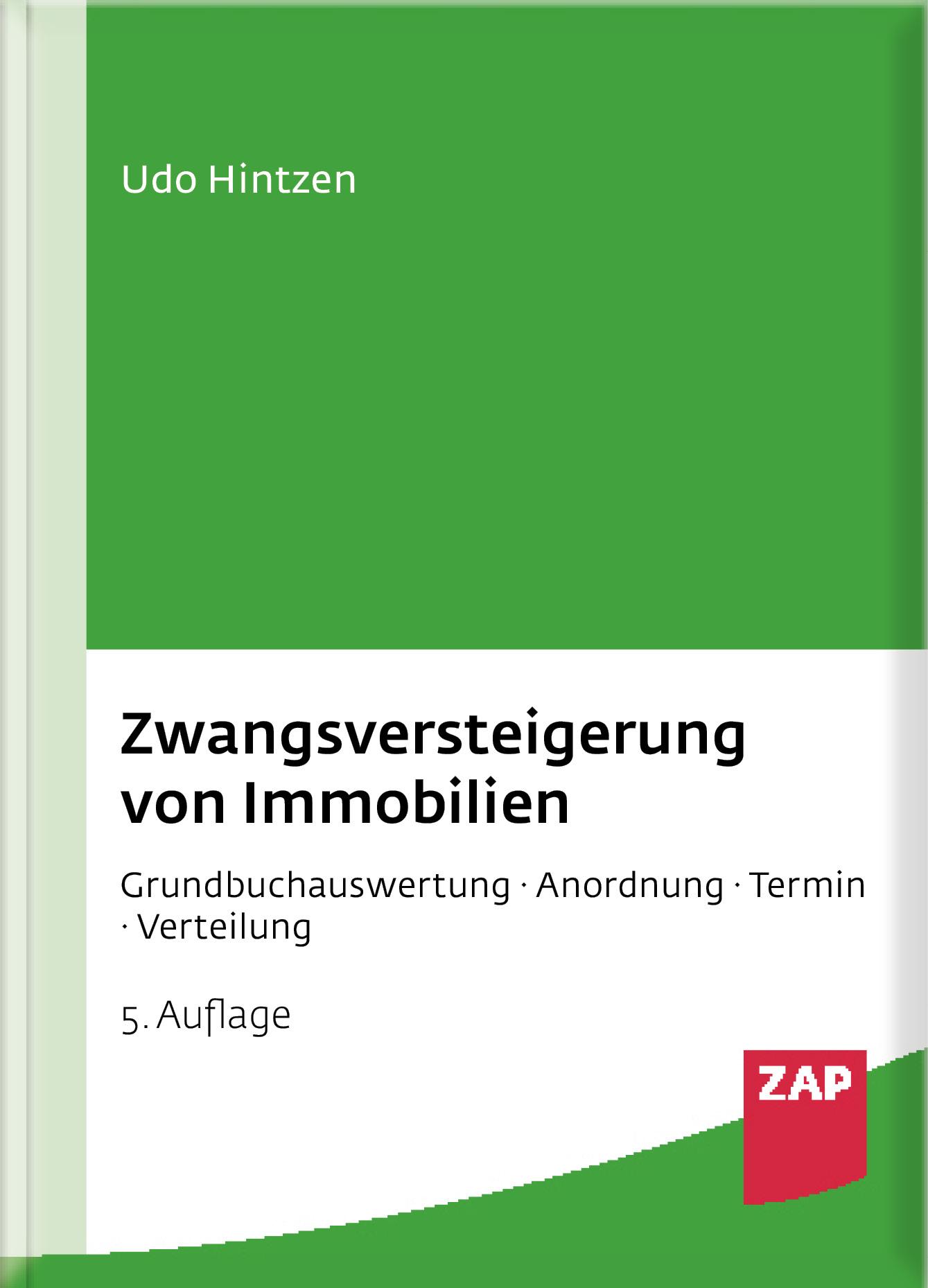 Vorderes Coverbild Zwangsversteigerung von Immobilien
