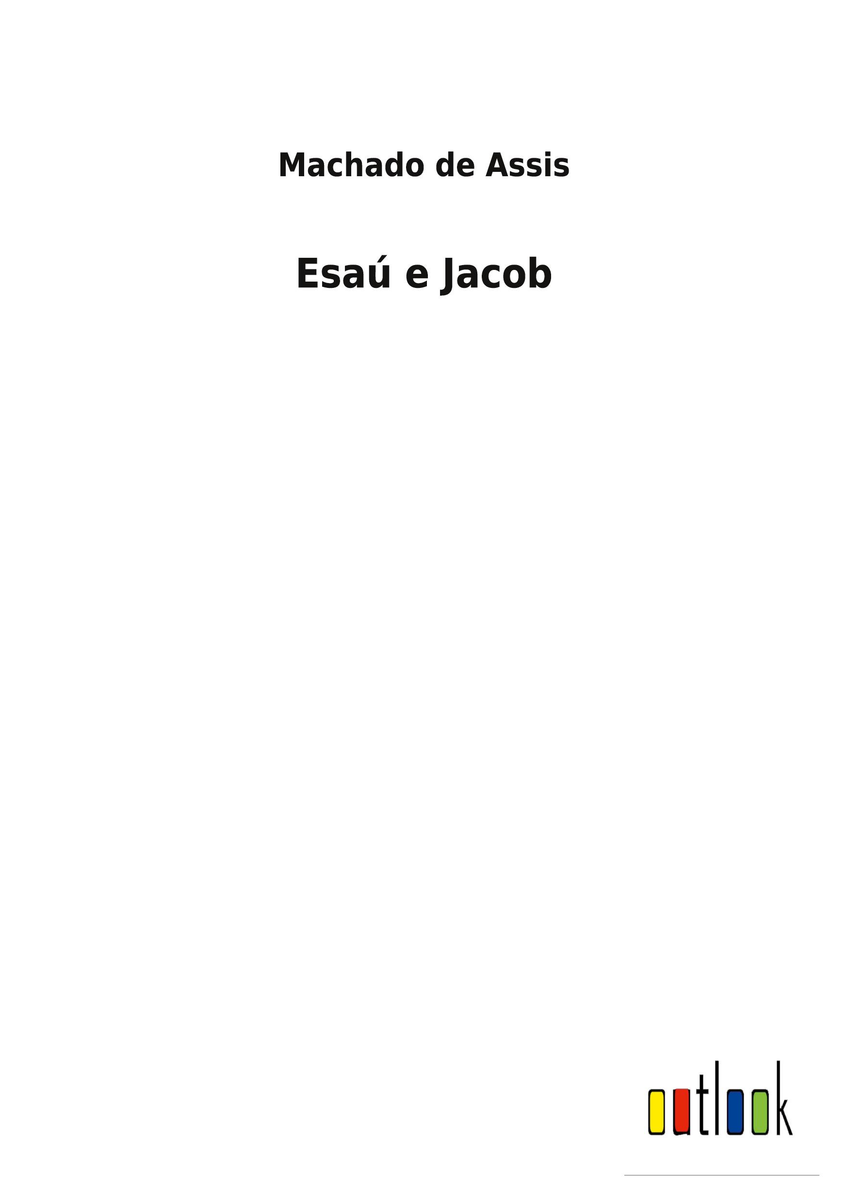 Vorderes Coverbild Esaú e Jacob