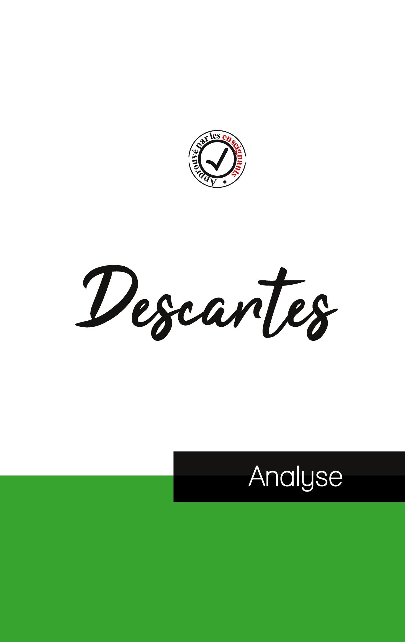Vorderes Coverbild Descartes (étude et analyse complète de sa pensée)