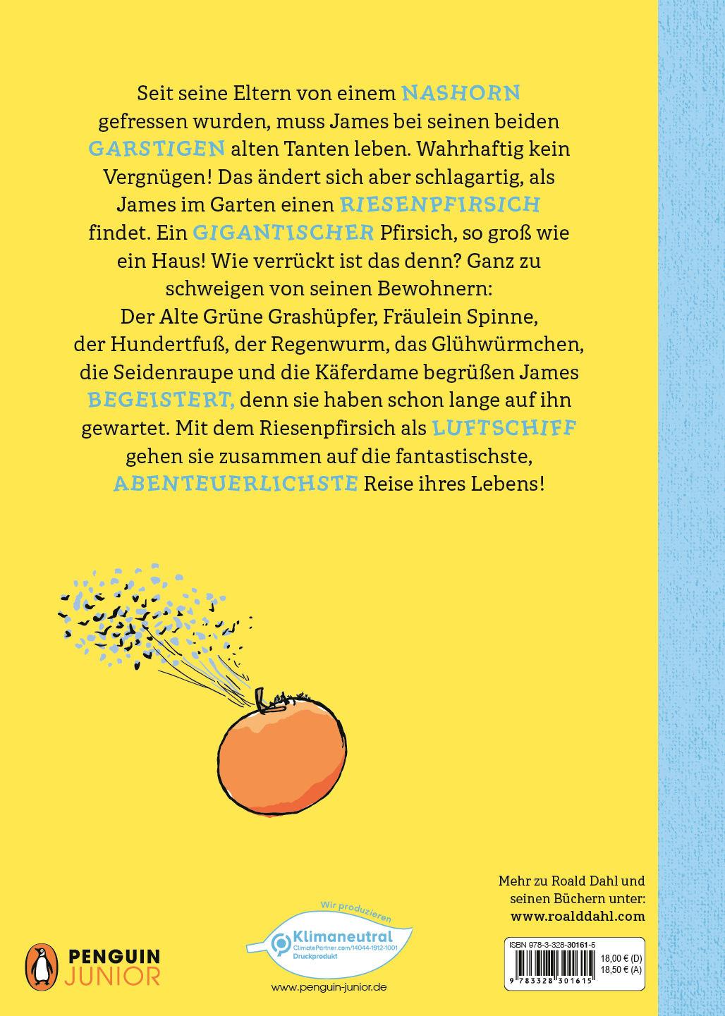 Beispielinhalt (Bild) James und der Riesenpfirsich