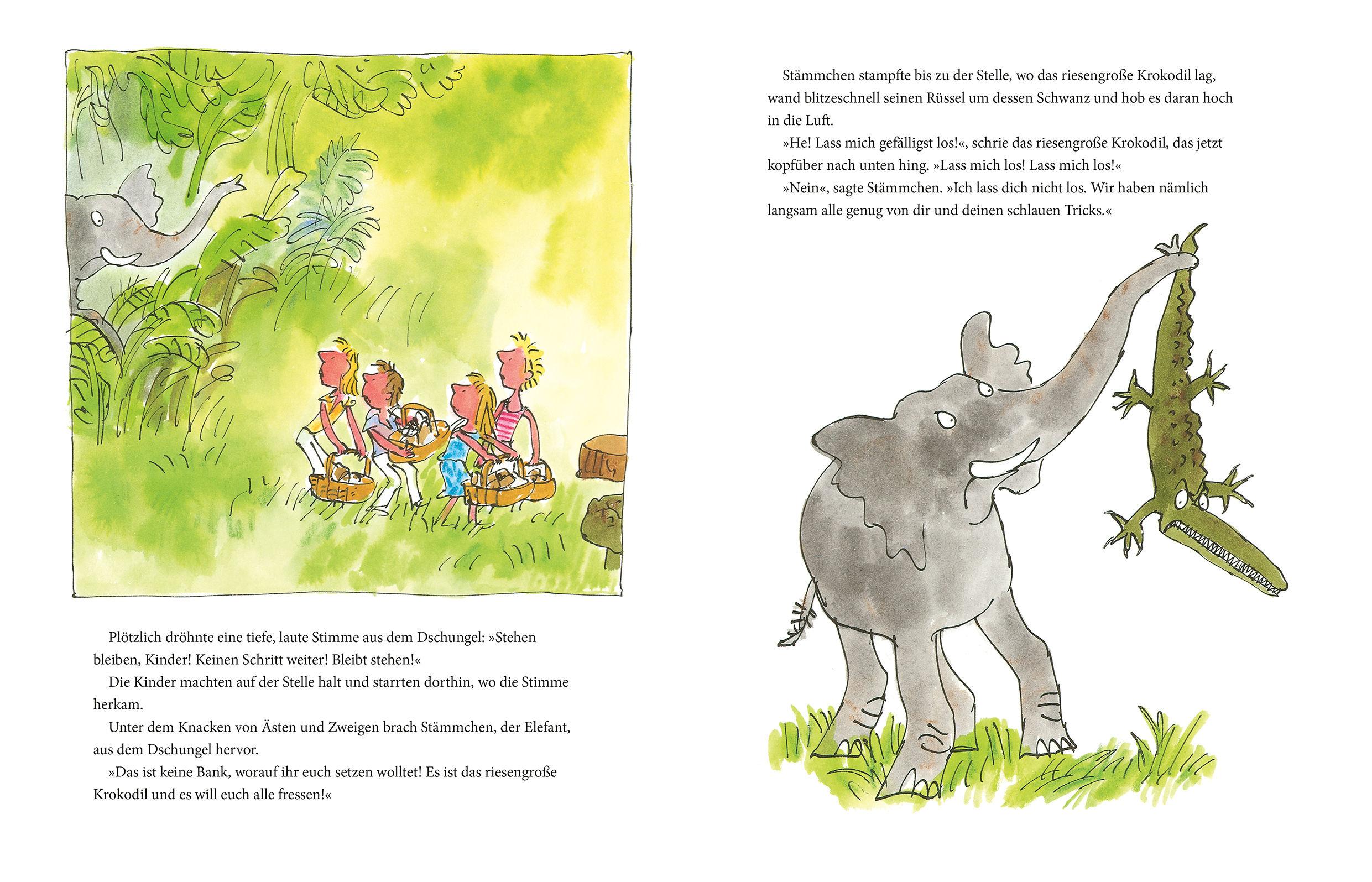 Beispielinhalt (Bild) Das riesengroße Krokodil