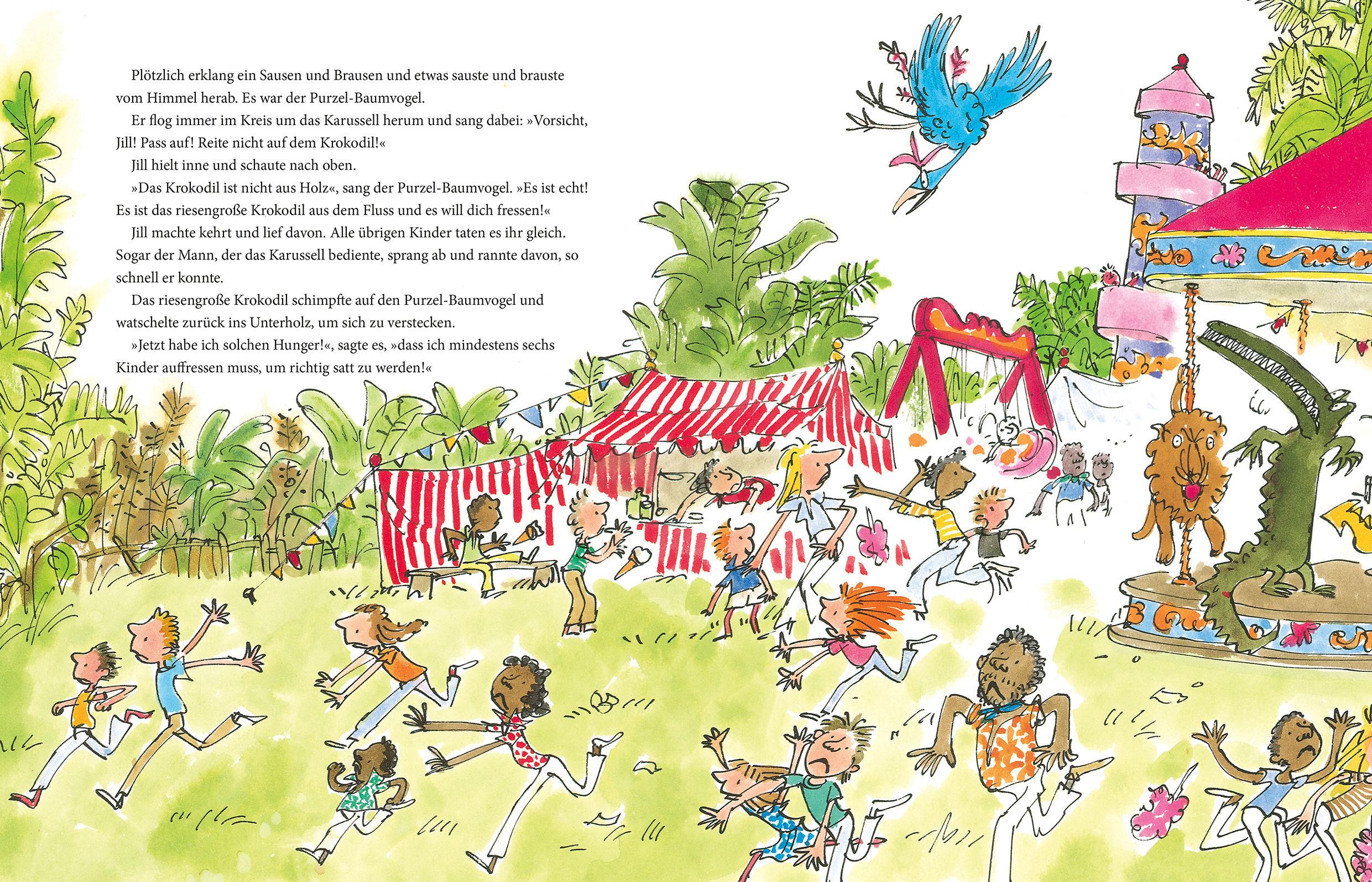 Beispielinhalt (Bild) Das riesengroße Krokodil