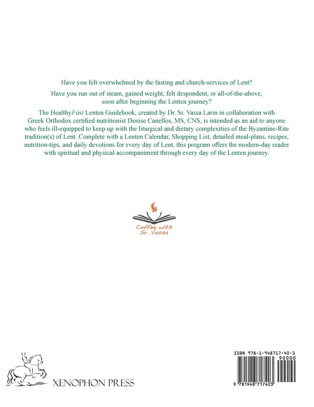 Rückseitencover HealthyFast Lenten Guidebook