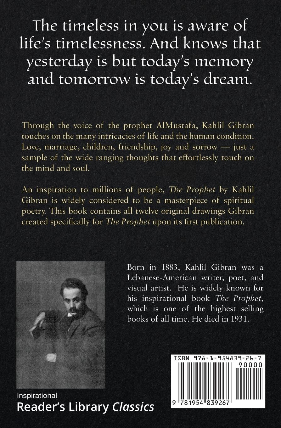 Rückseitencover The Prophet (Reader's Library Classics) (Illustrated)