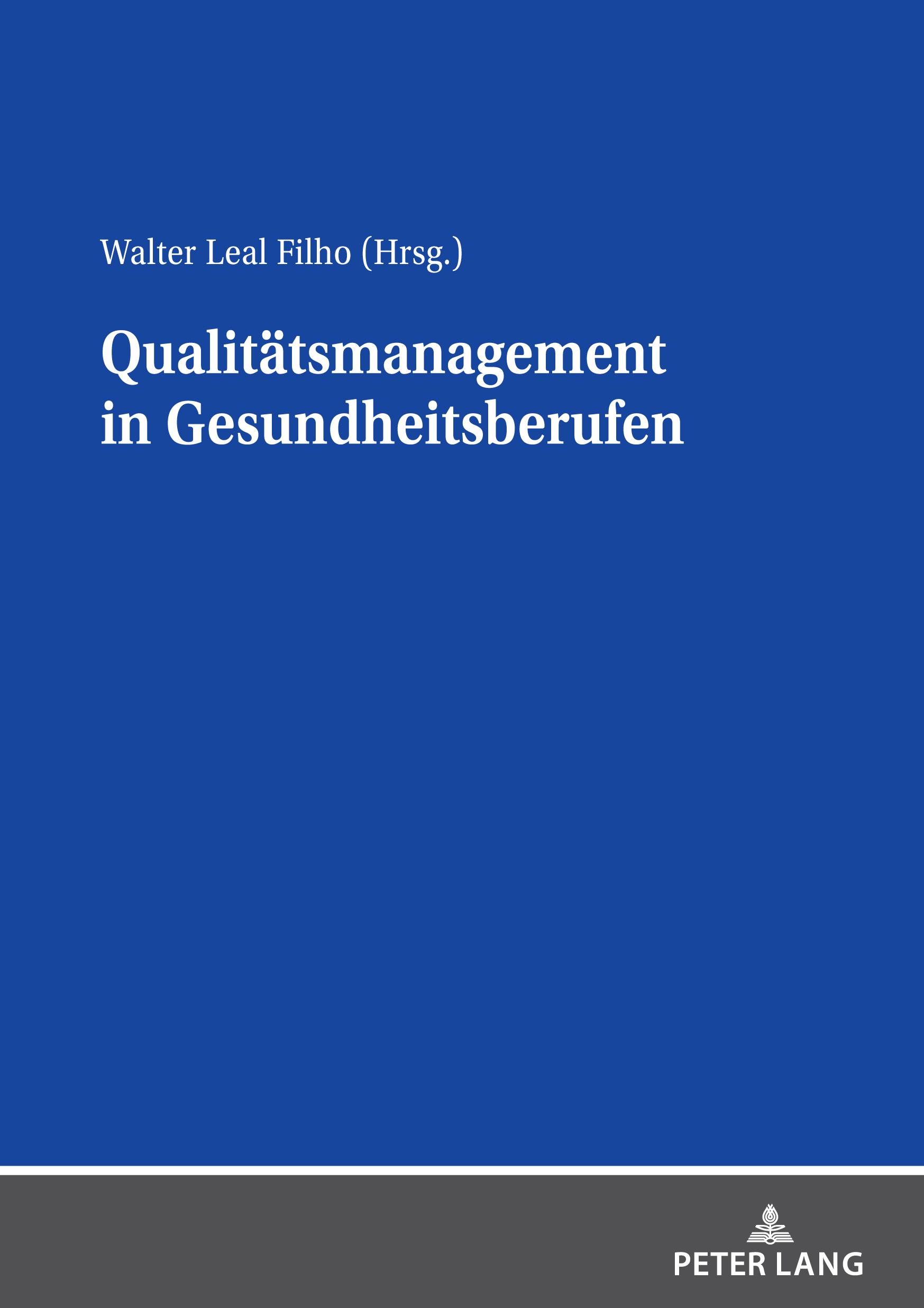 Vorderes Coverbild Qualitätsmanagement in Gesundheitsberufen