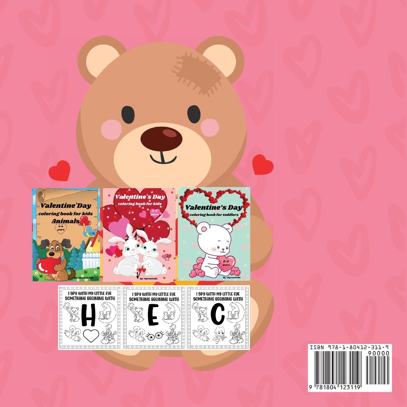Rückseitencover I Spy Valentine's Day Book for Kids
