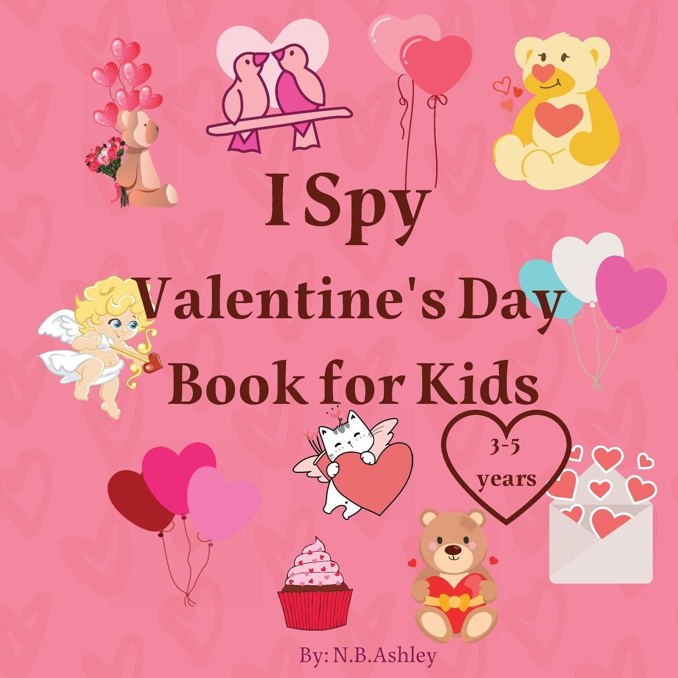 Vorderes Coverbild I Spy Valentine's Day Book for Kids