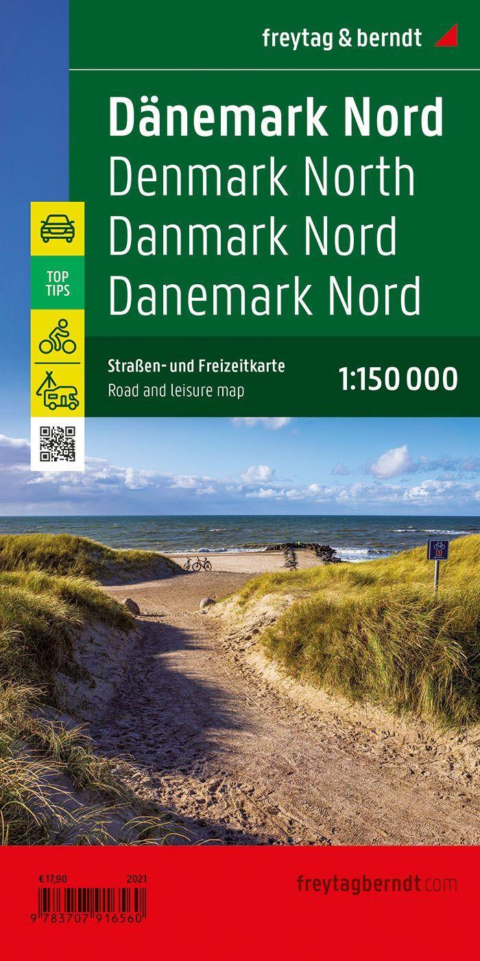 Beispielinhalt (Bild) Dänemark Nord und Süd, Straßenkarten-Set 1:150.000, freytag & berndt