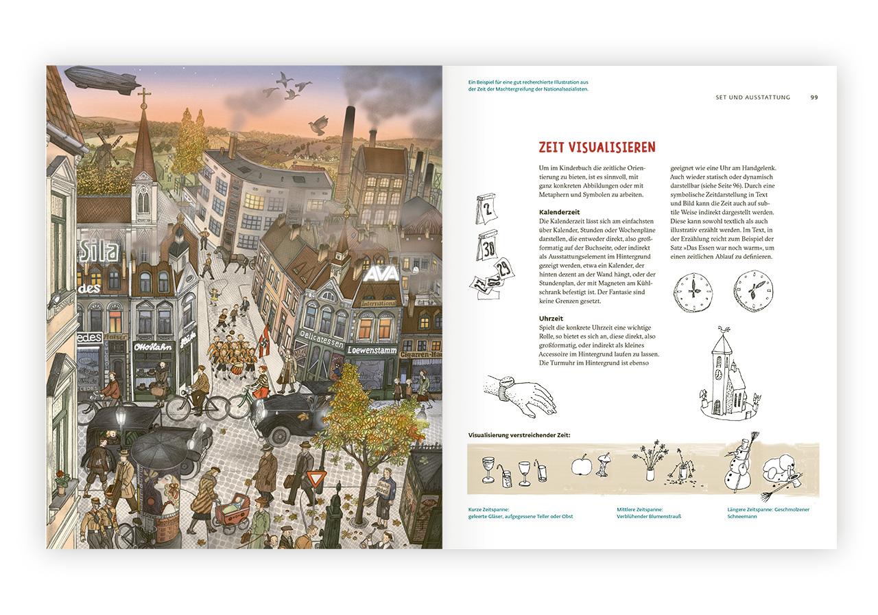 Beispielinhalt (Bild) ... und dann? Wie Kinderbücher Gestalt annehmen