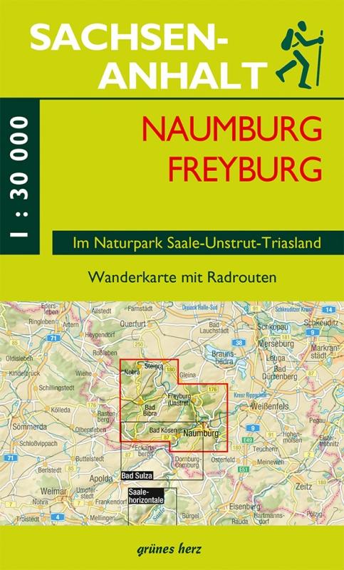 Vorderes Coverbild Wanderkarte Naumburg, Freyburg