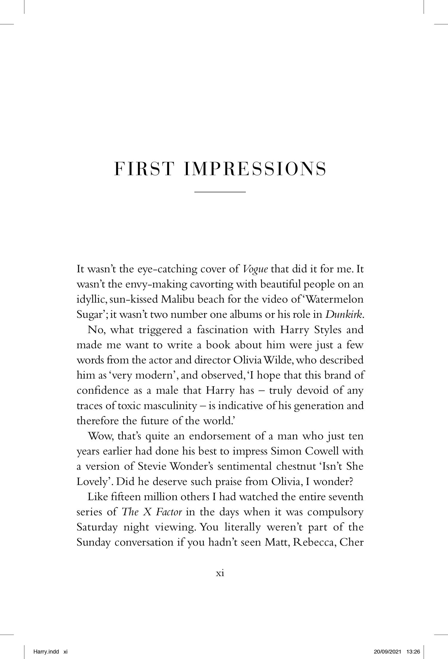 Beispielinhalt (Bild) Harry Styles