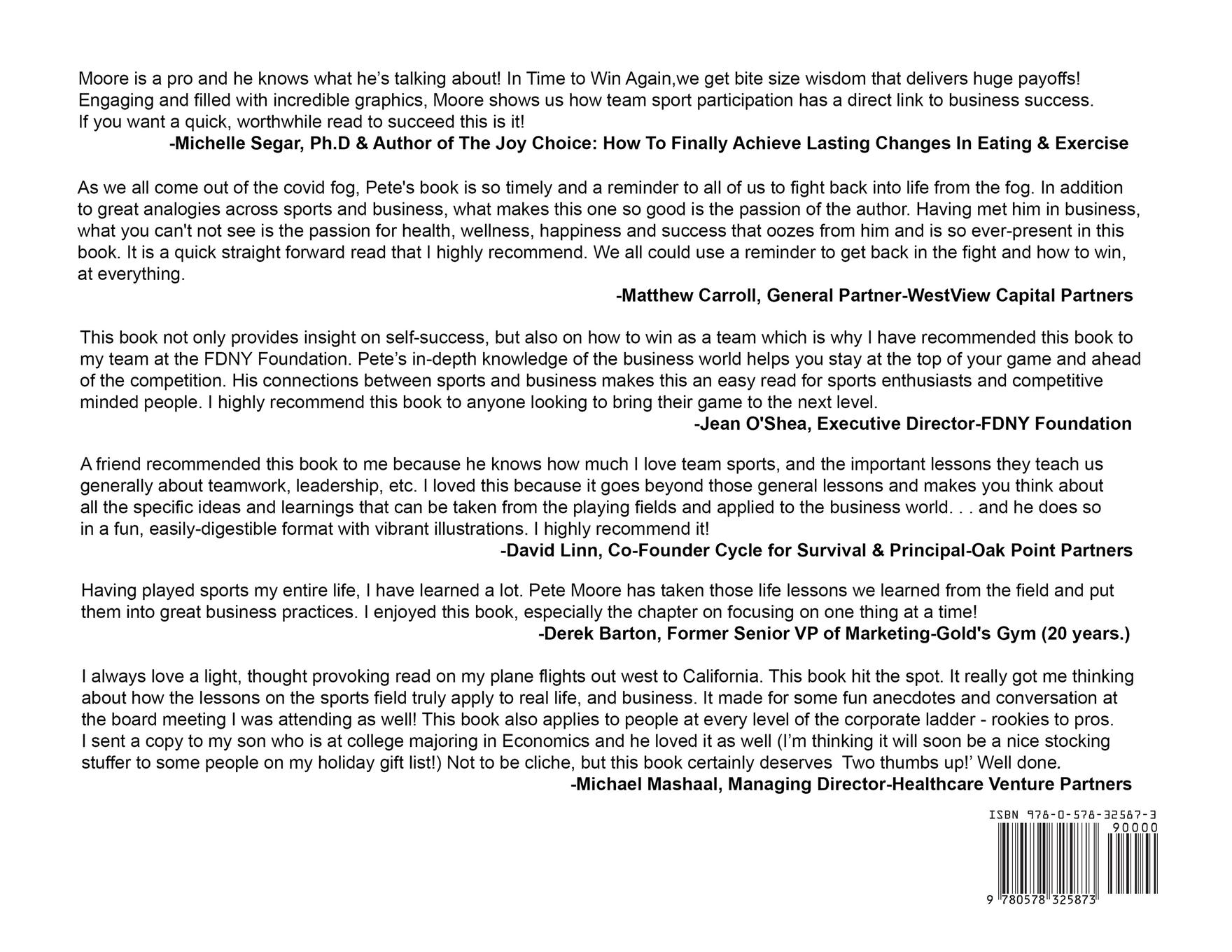 Rückseitencover Time To Win Again