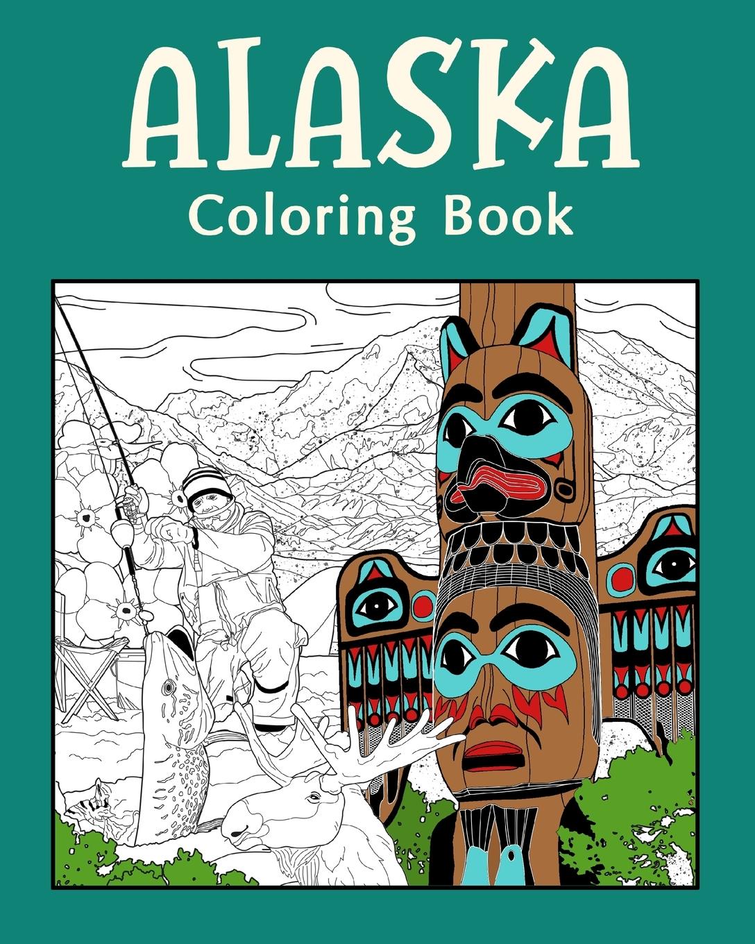 Vorderes Coverbild Alaska ColoringBook
