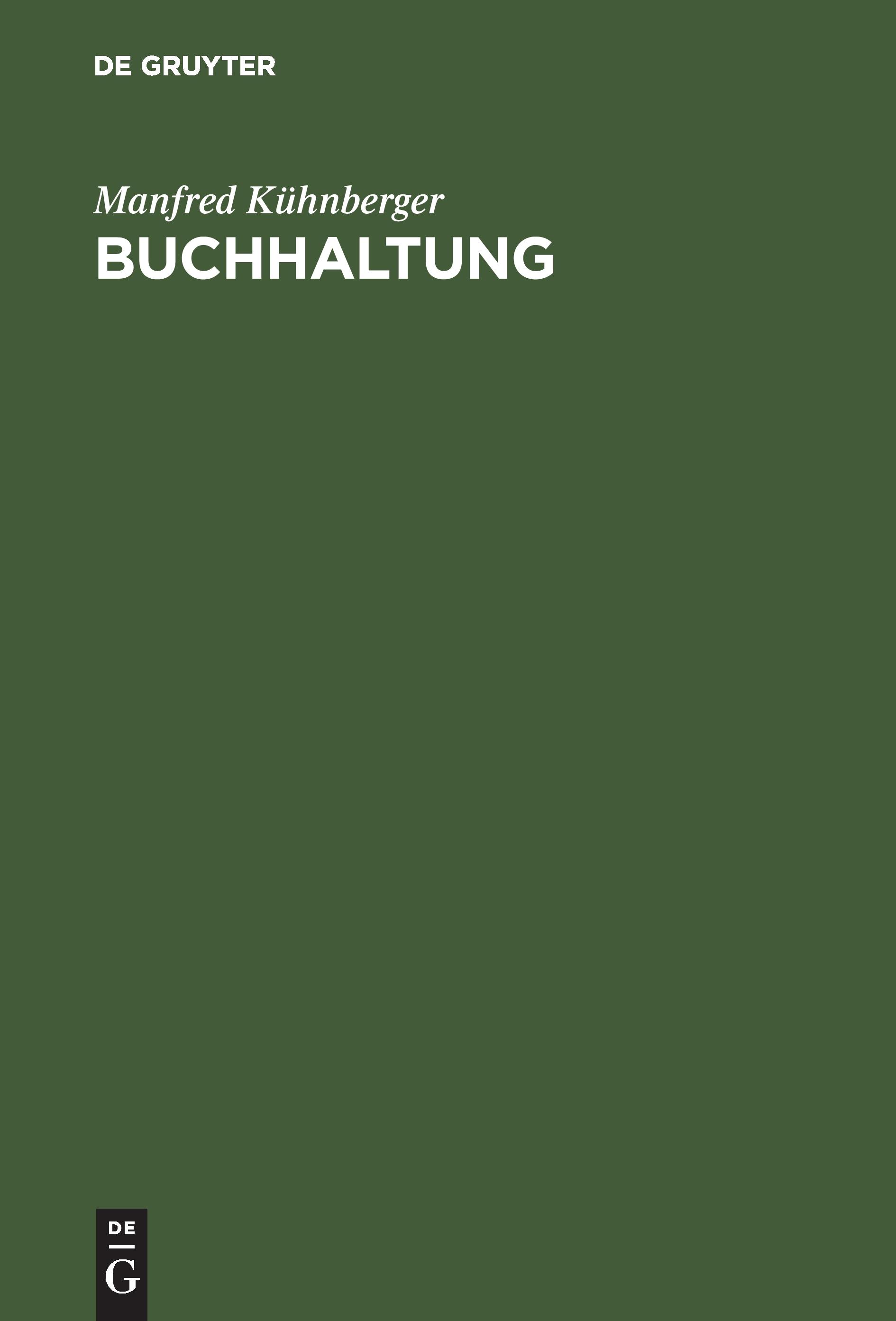 Vorderes Coverbild Buchhaltung