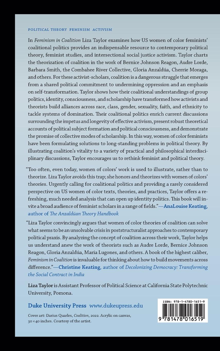 Rückseitencover Feminism in Coalition