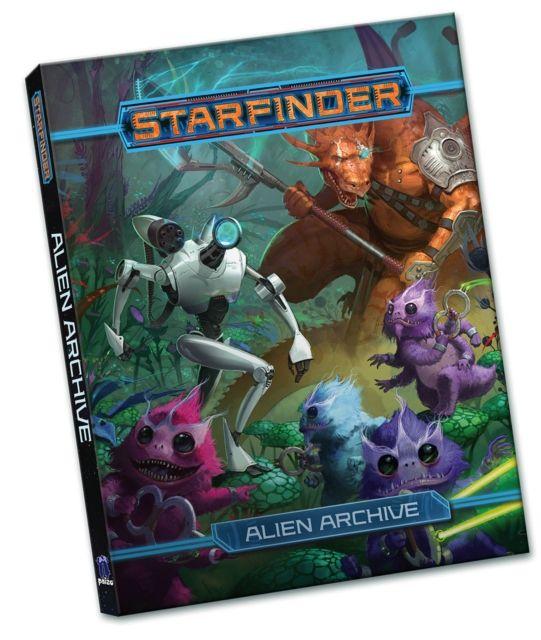 Vorderes Coverbild Starfinder RPG Alien Archive Pocket Edition