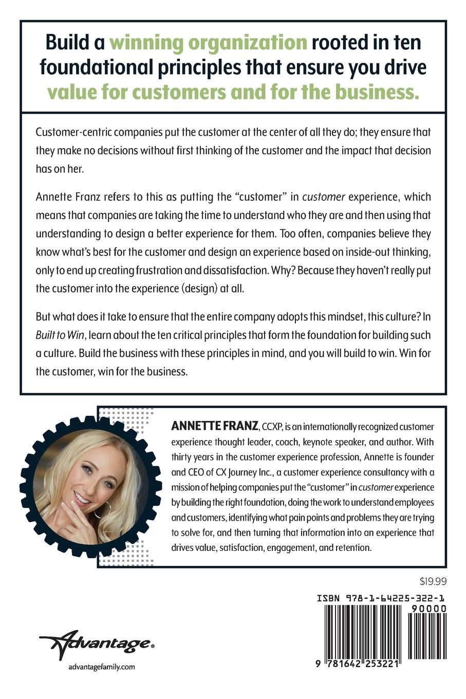 Rückseitencover Built to Win