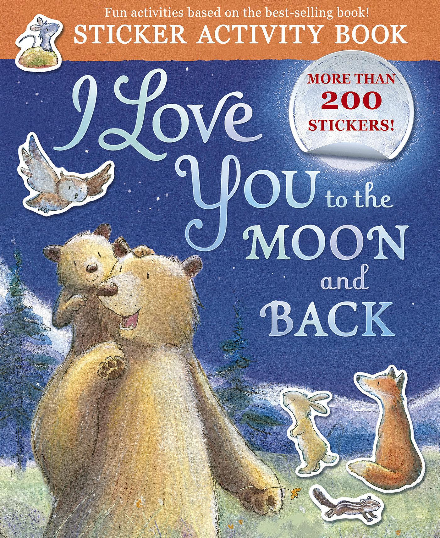 Vorderes Coverbild I Love You to the Moon and Back Sticker Activity