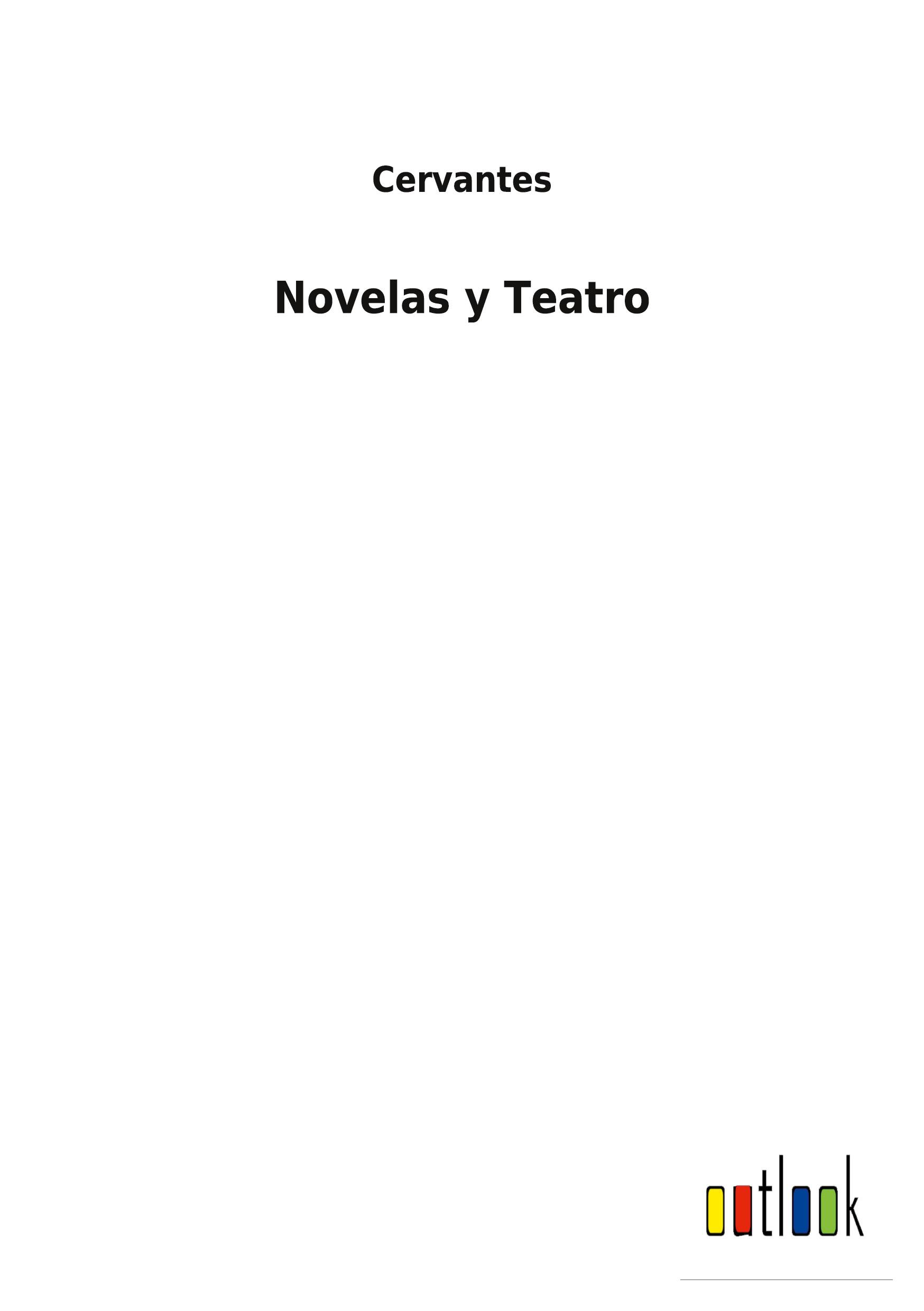 Vorderes Coverbild Novelas y Teatro