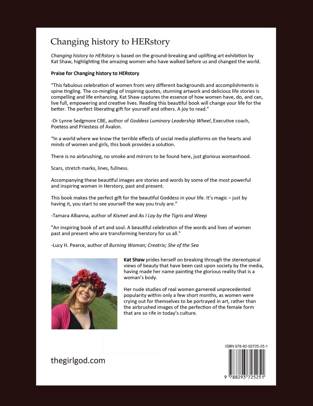 Rückseitencover Changing history to HERstory