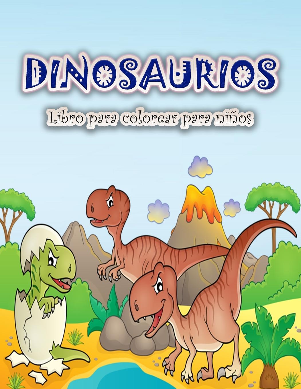Vorderes Coverbild Libro para colorear de dinosaurios para niños