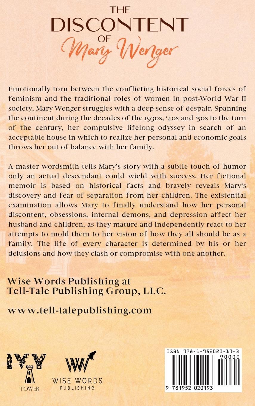 Rückseitencover The Discontent of Mary Wenger