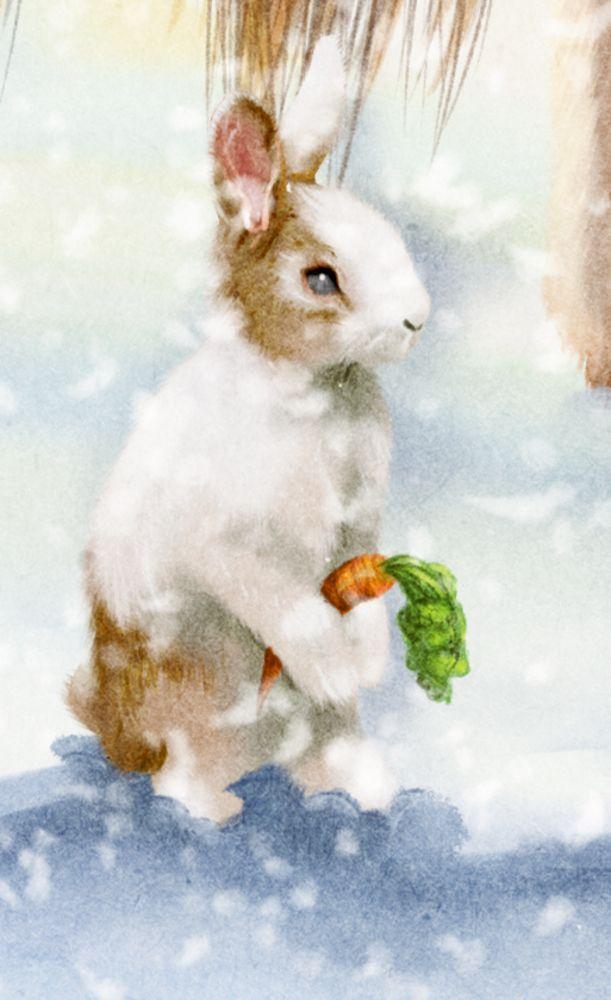 Beispielinhalt (Bild) Wandkalender Winterpferde