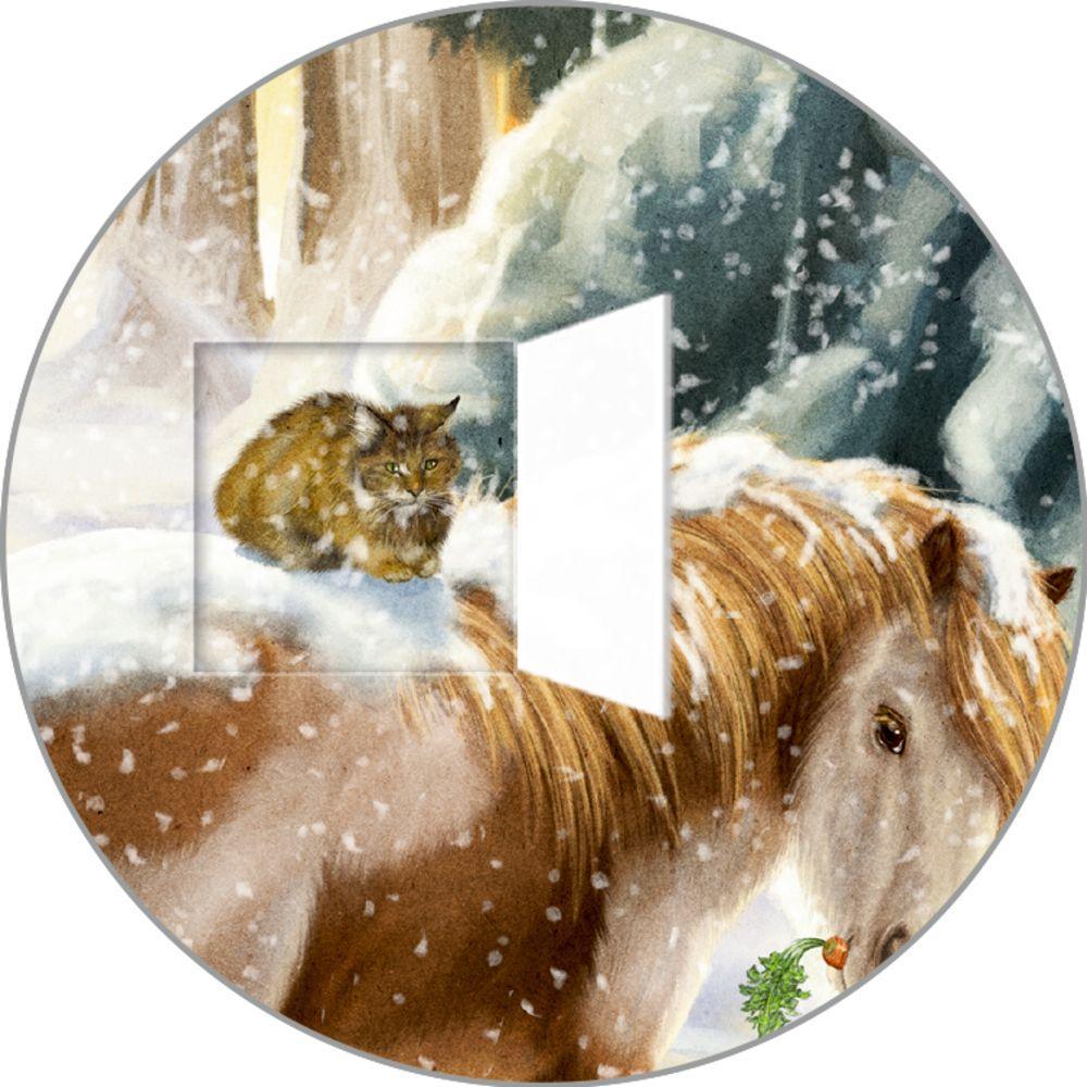 Beispielinhalt (Bild) Wandkalender Winterpferde