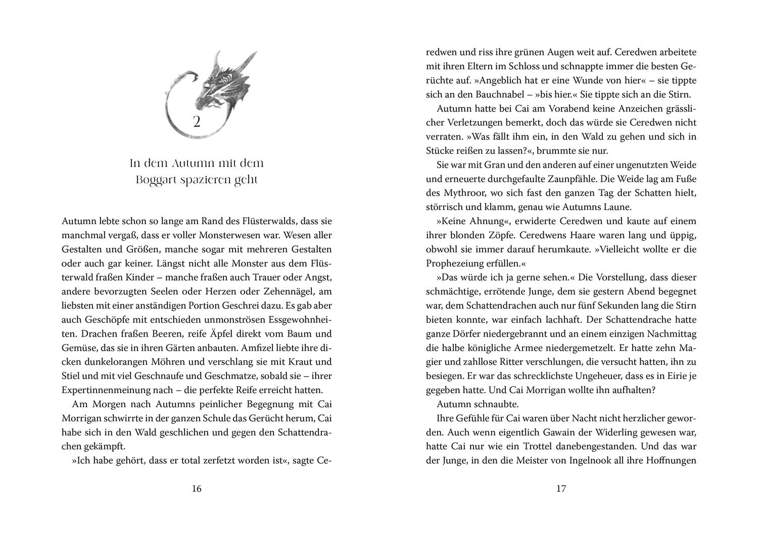 Beispielinhalt (Bild) Die Schule am wilden Drachenwald