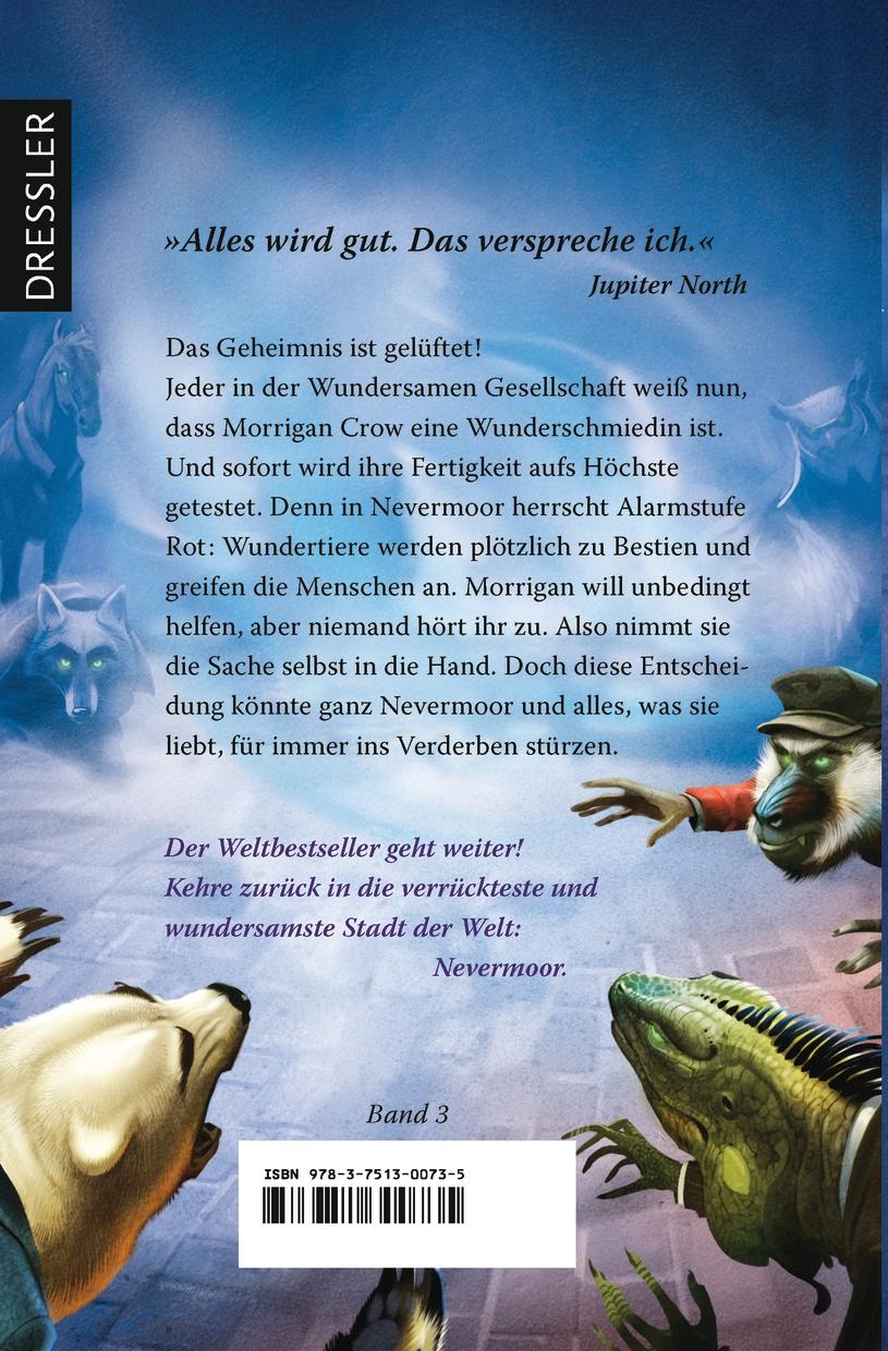 Rückseitencover Nevermoor 3. Leere Schatten