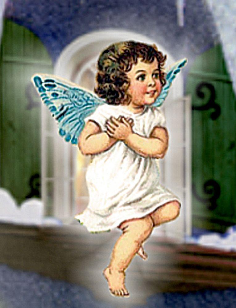 Beispielinhalt (Bild) A4-Wandkalender Weihnachten im Dorf