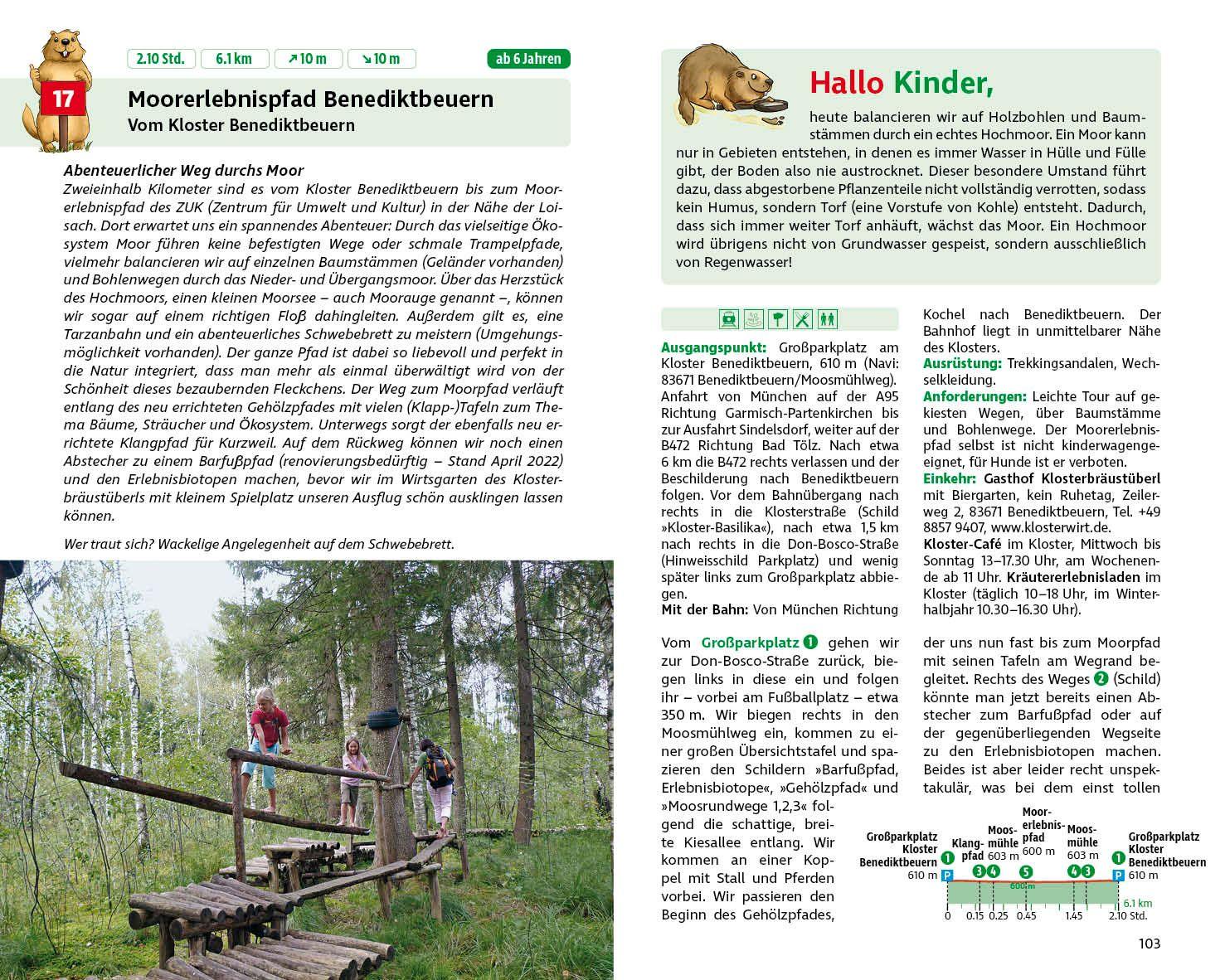 Beispielinhalt (Bild) Erlebniswandern mit Kindern Münchner Umland