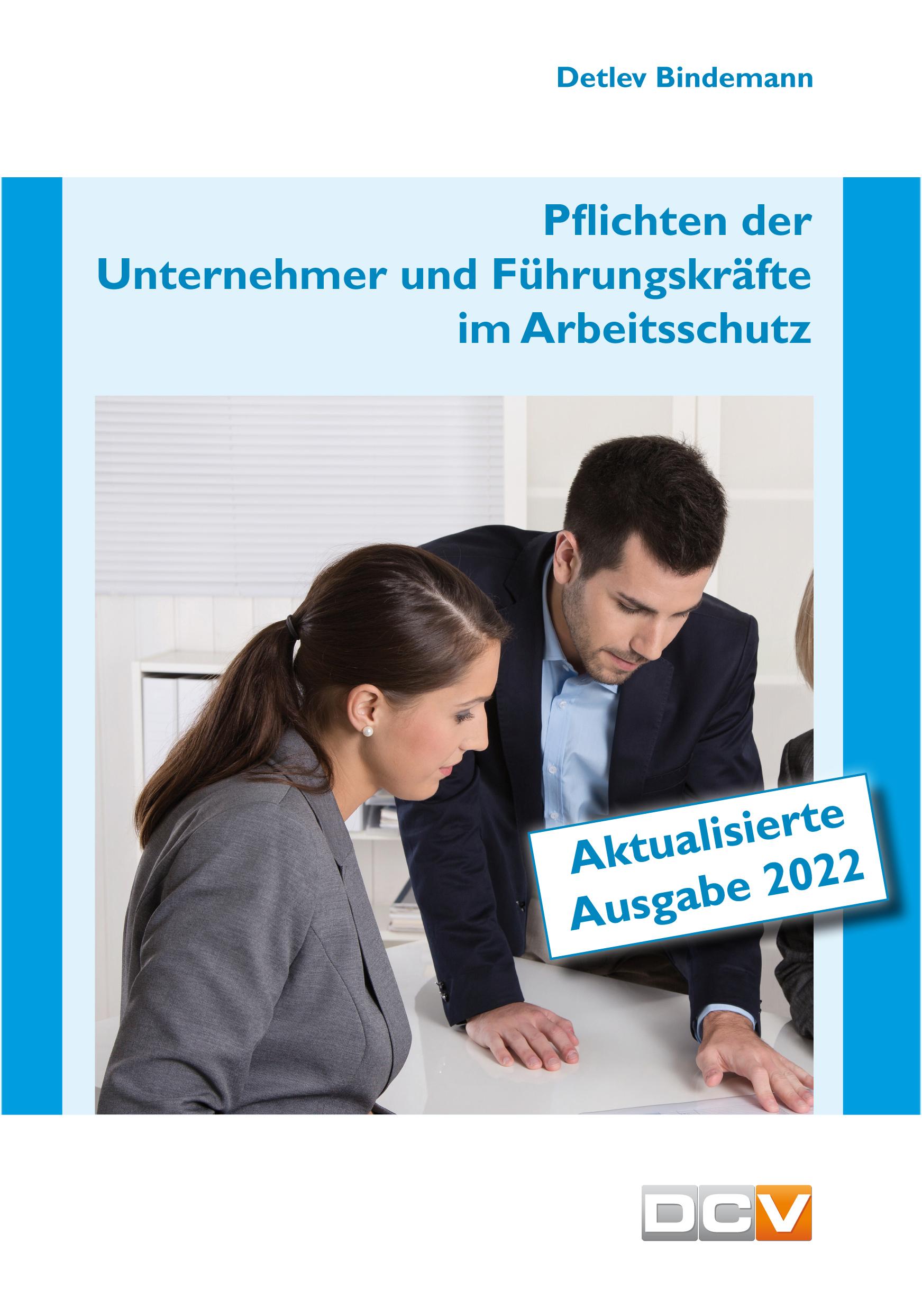 Vorderes Coverbild Pflichten der Unternehmer und Führungskräfte im Arbeitsschutz