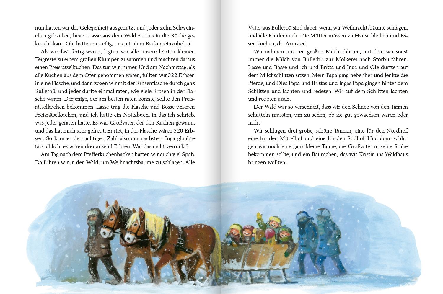 Beispielinhalt (Bild) Wir Kinder aus Bullerbü. Alle Abenteuer in einem Band