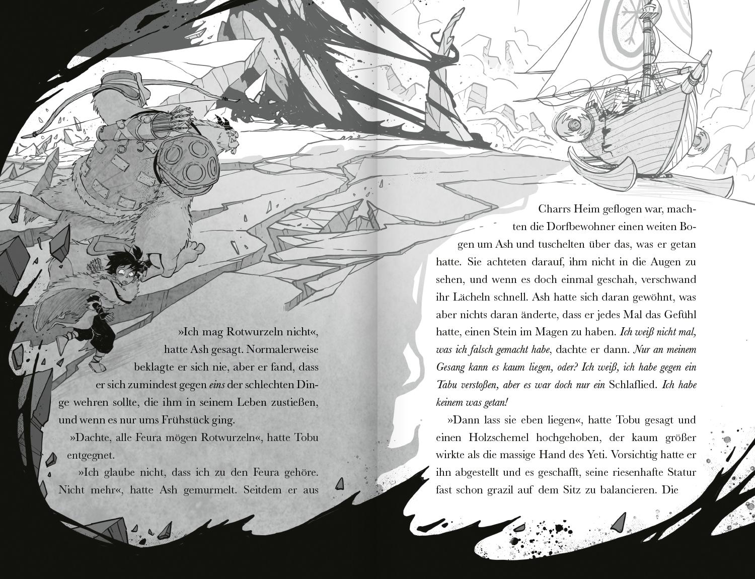 Beispielinhalt (Bild) Die Legende von Frostherz 3. Das Erwachen des Weltenfressers