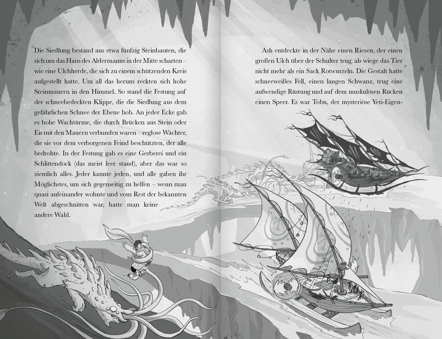 Beispielinhalt (Bild) Die Legende von Frostherz 3. Das Erwachen des Weltenfressers