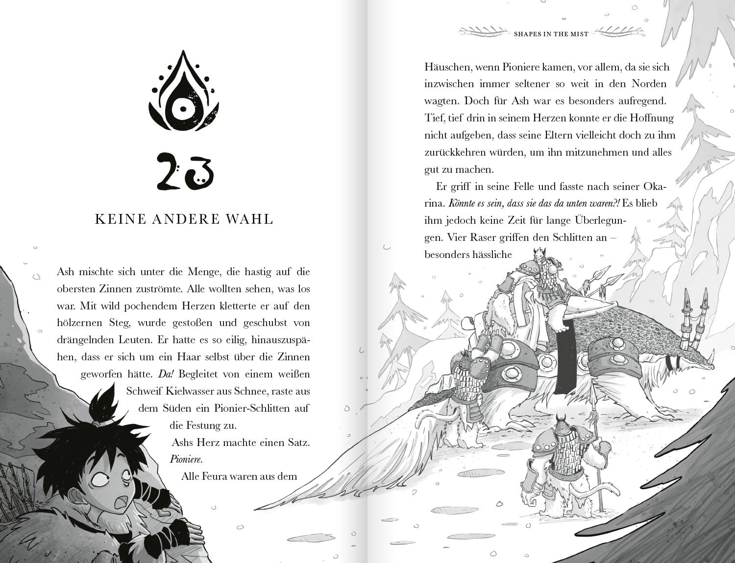 Beispielinhalt (Bild) Die Legende von Frostherz 3. Das Erwachen des Weltenfressers