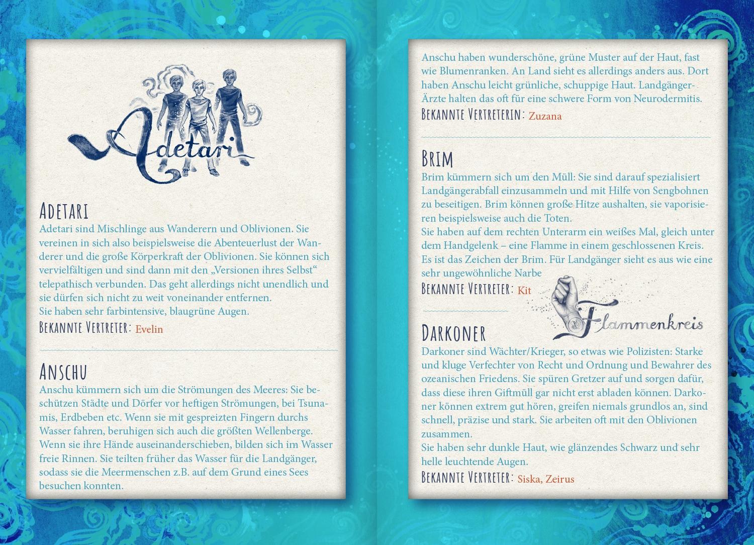 Beispielinhalt (Bild) Mein Alea Aquarius Bestfanbuch