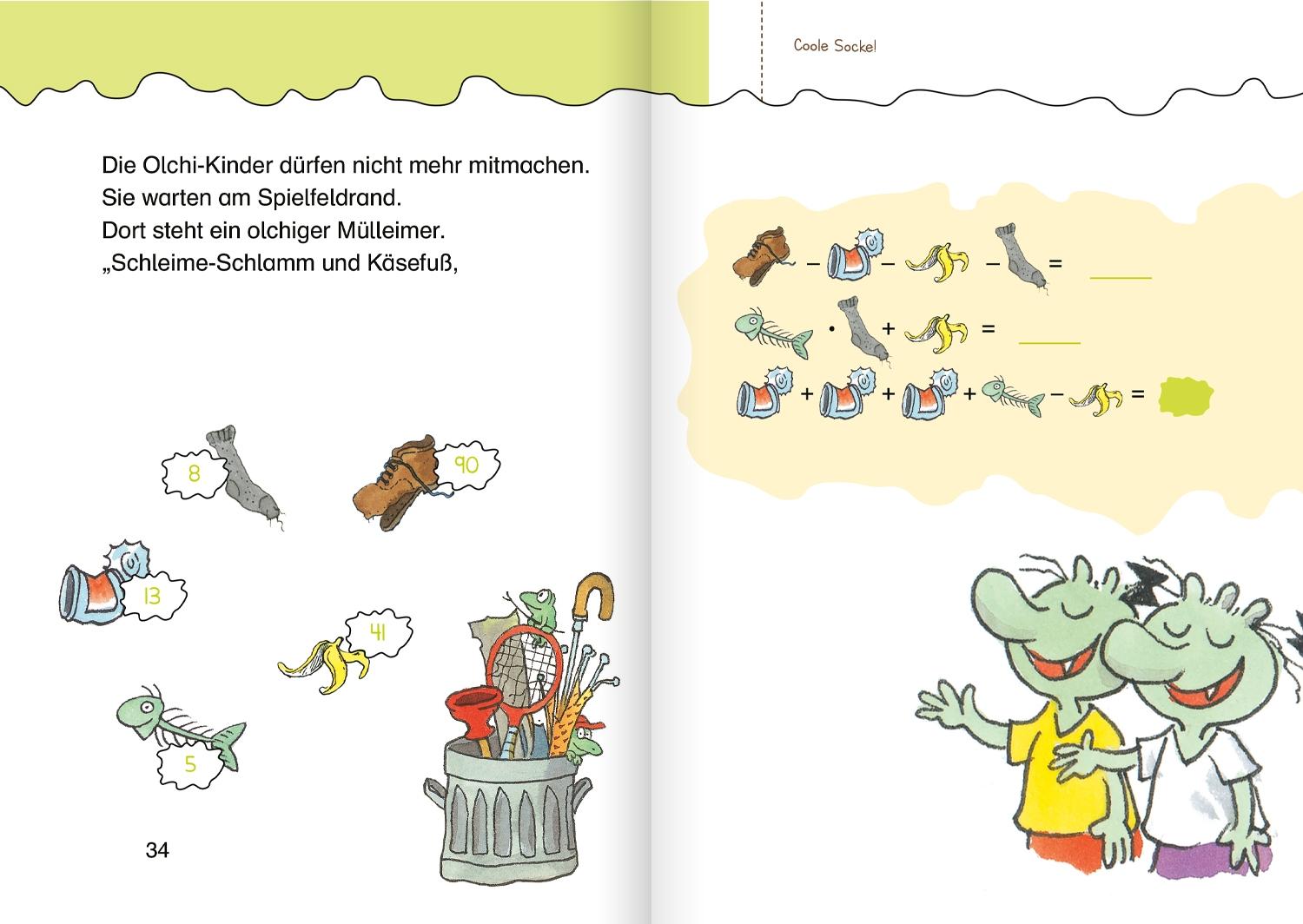 Beispielinhalt (Bild) Die Olchis werden Fußballmeister