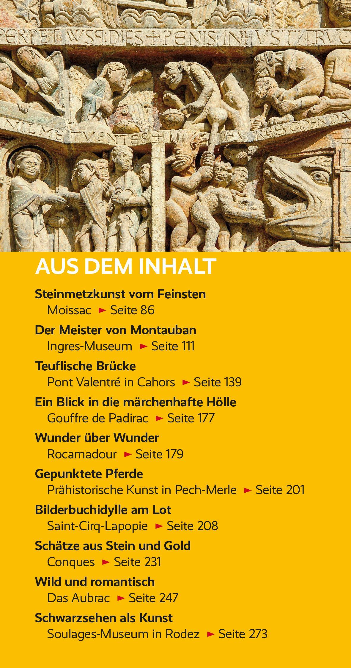 Beispielinhalt (Bild) TRESCHER Reiseführer Südwestfrankreich