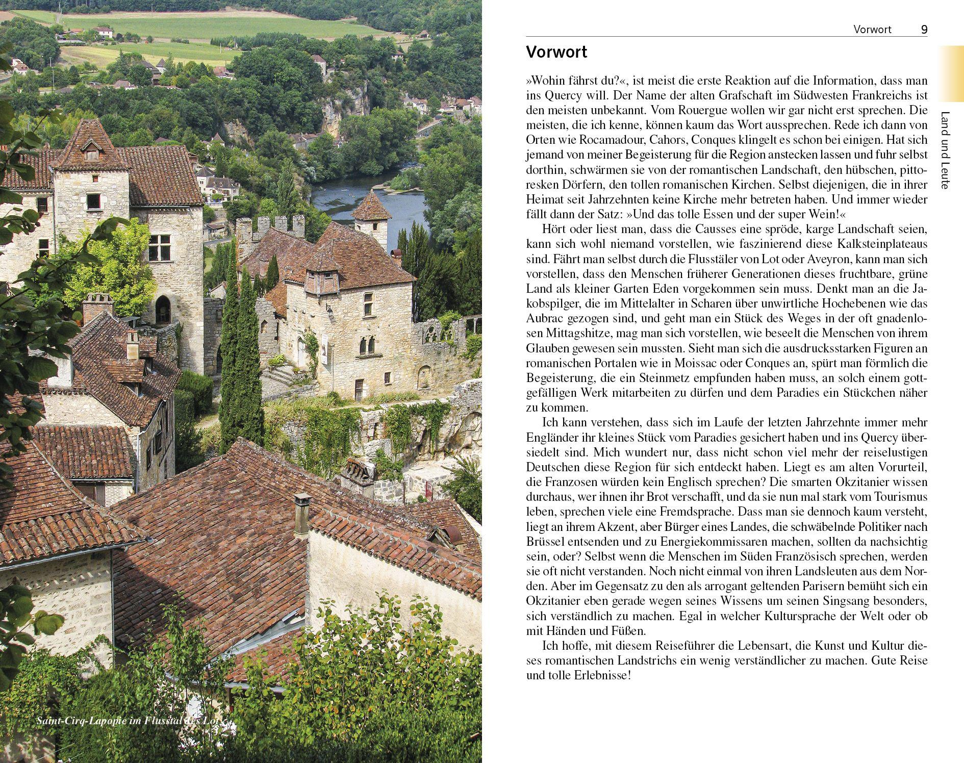 Beispielinhalt (Bild) TRESCHER Reiseführer Südwestfrankreich