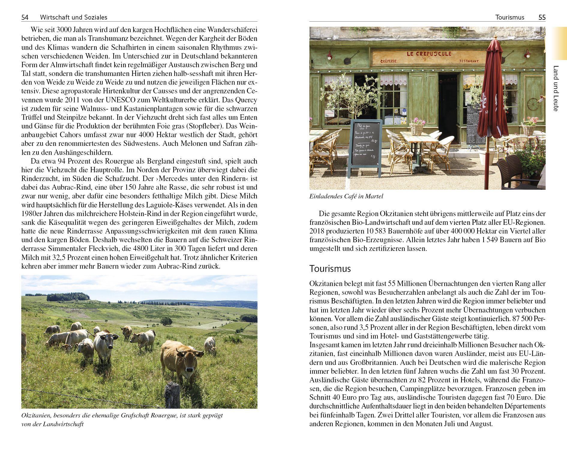 Beispielinhalt (Bild) TRESCHER Reiseführer Südwestfrankreich