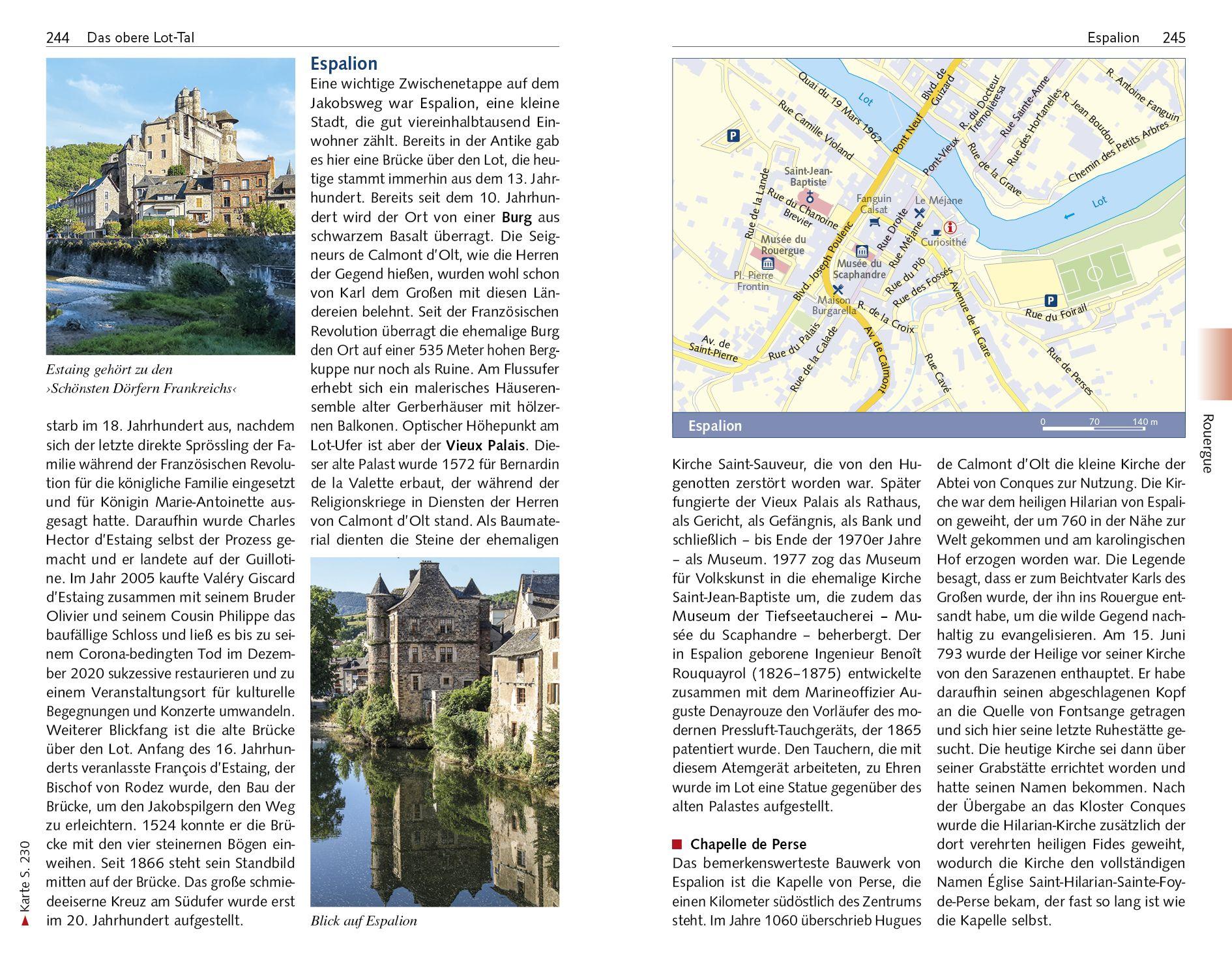 Beispielinhalt (Bild) TRESCHER Reiseführer Südwestfrankreich